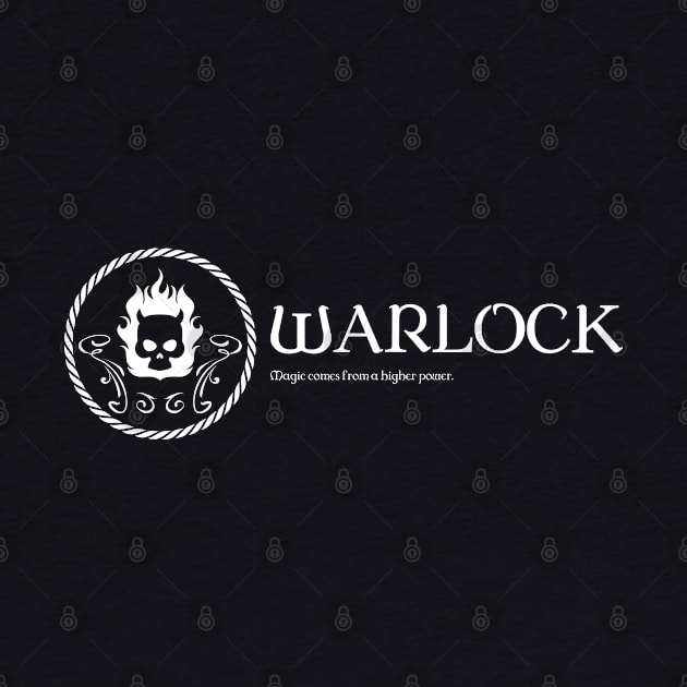 Warlock Character Class TRPG Tabletop RPG Gaming Addict by dungeonarmory